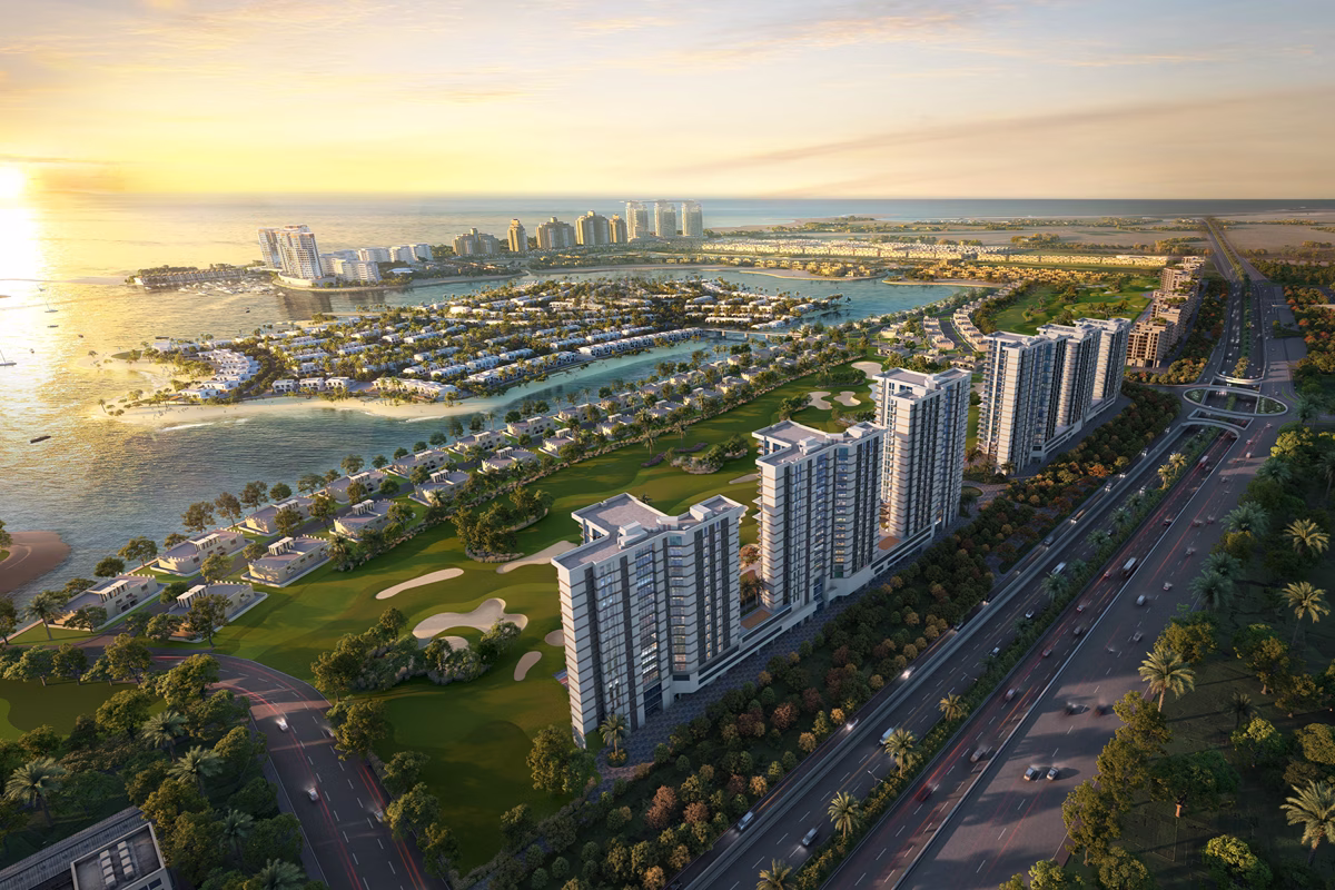 2. Aerial View Evening