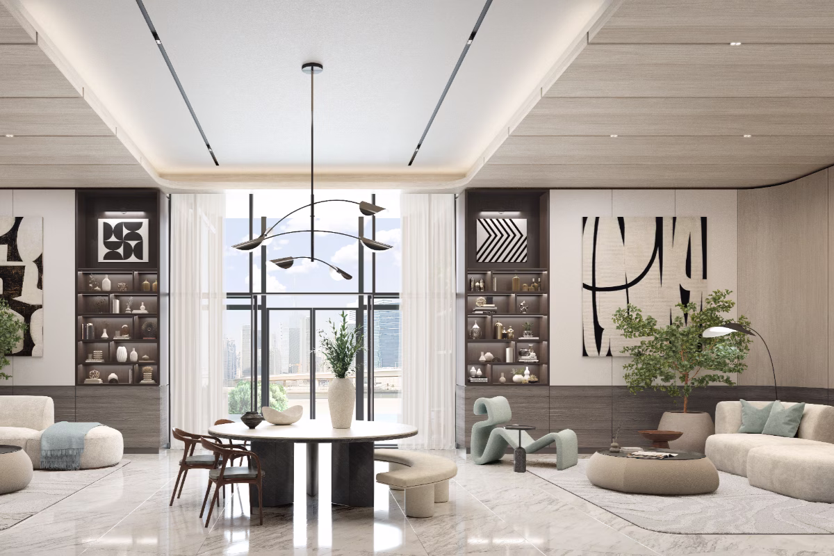 One River Point_Lobby Lounge_