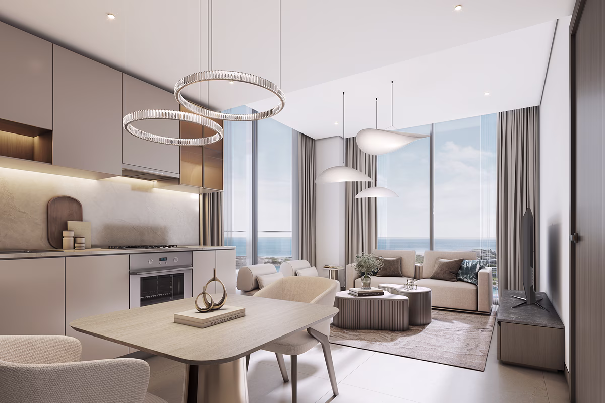 1 Bed – Type C_Living Dining