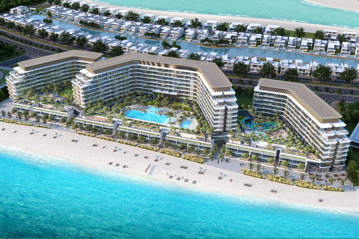 Aerial view – lagoon side