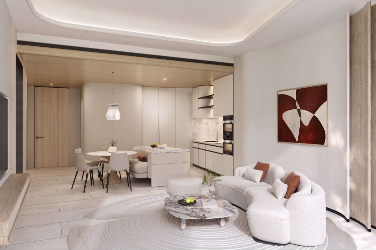 Duplex living kitchen