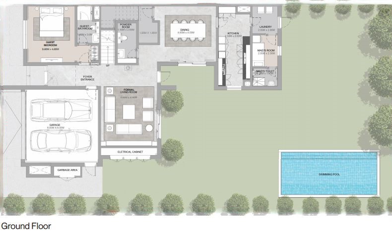 Elwood Villas – 4BR Villa (Ground Floor)