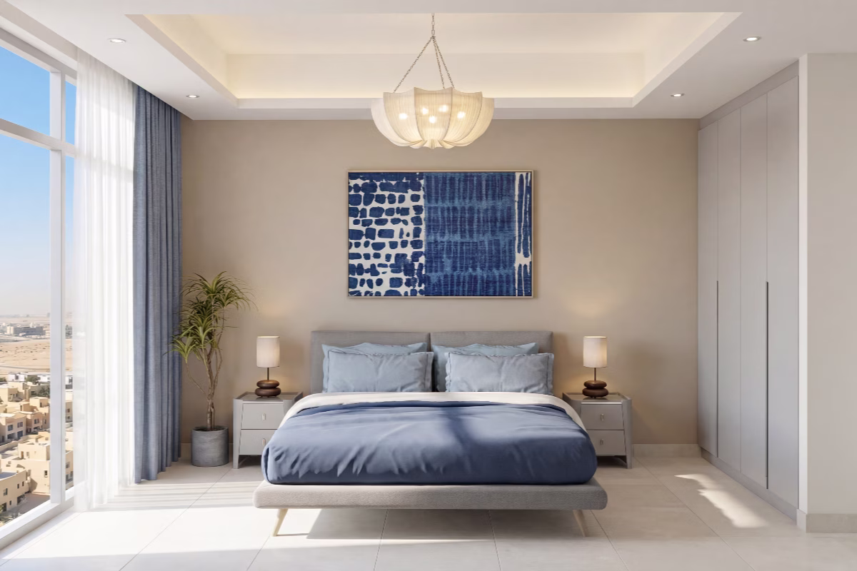 AMWAJ_3BR-Master Bedroom