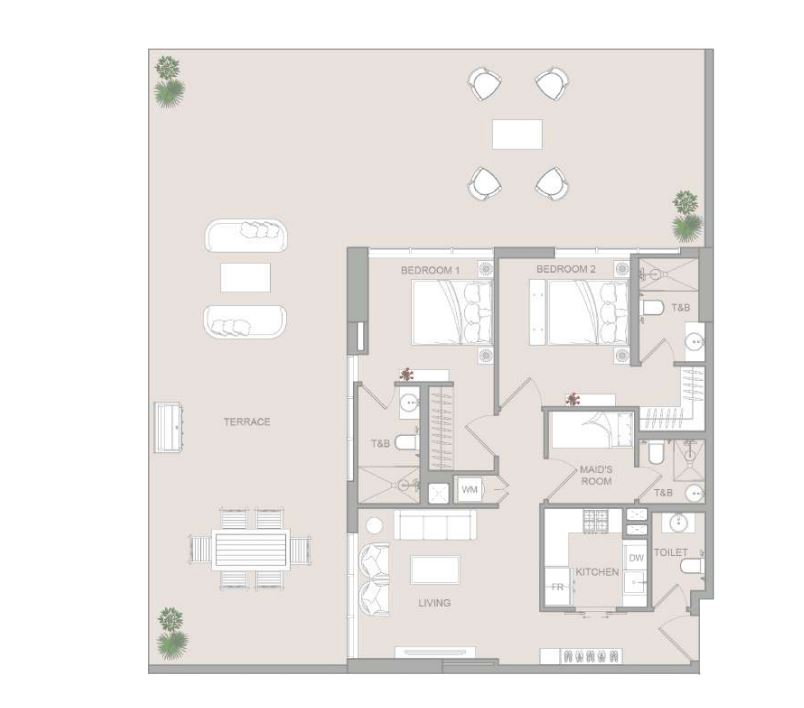 Vistara House- 2.5BR Floor Plan
